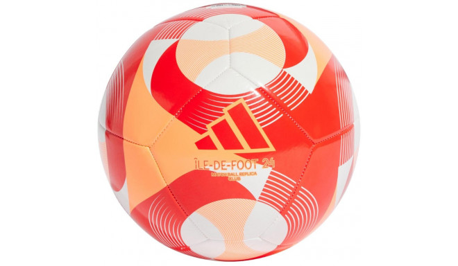 Piłka nożna adidas Olympic 24 Club pomarańczowa IW6329 3