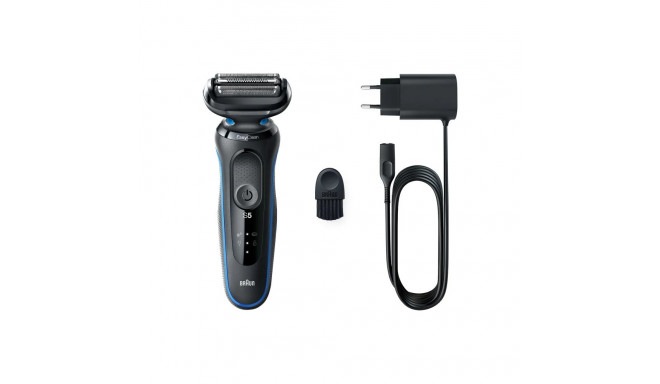 Braun | Shaver | 51-B1000s | Operating time (max) 50 min | Wet & Dry | Black/Blue