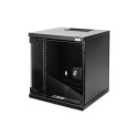 Digitus | Wall Mounting Cabinet | DN-10-06U-B | Black | IP protection class: IP20; Front door: Glass