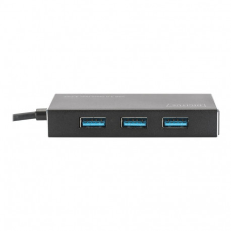Digitus USB 3.0 jaotur, 4-porti, sisaldab 5V/2A toiteadapterit DA-70240-1 USB 3.0 jaotur