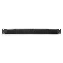 Digitus | 1U cable brush management panel open brush | DN-97661 | Black | The Cable Brush Management