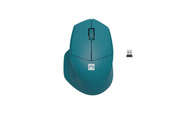 NATEC Wireless mouse Siskin 2 1600DDPI Bluetooth 5.0 + 2.4Ghz blue