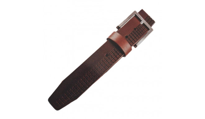 Nahast püksirihm Raster tumepruun 3,5cm erinevad mõõdud