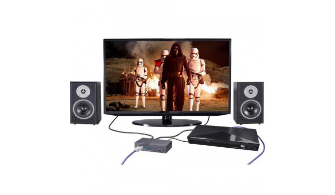 Techly 025749 audioekstraktor 5.1CH Toslink/analog 3.5mm 2CH HDMI 4K