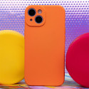 Silicon case for iPhone 15 6,1" orange