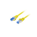 PATCHCORD CAT.6A S/FTP LSZH CCA 5M YELLOW FLUKE PASSED LANBERG