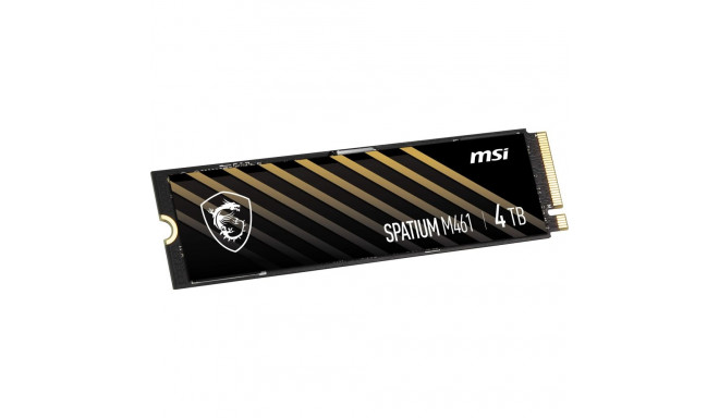 MSI SPATIUM M461 PCIe 4.0 NVMe M.2 4TB PCI Express 4.0 3D NAND