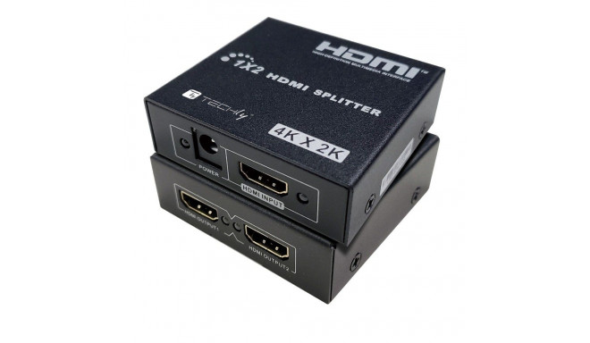HDMI jagaja 1x2 4K*30Hz aktiivne HDMI jagaja Techly