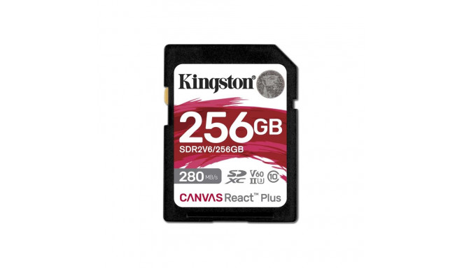 Kingston | Canvas React Plus | 256 GB | SD | Mälukaart klass 10