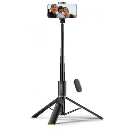 Tech-Protect statiiv-käsistatiiv Selfie Stick Tripod L08S, must