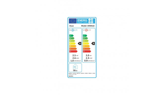 Duux | Smart Mobile Airconditioner | North | Number of speeds 3 | Heat function | Light Gray/Black