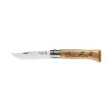 Opinel N°08 roostevabast terasest tamme nuga Animal Hare