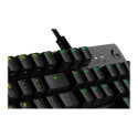 LOGITECH Gaming G512 Keyboard backlit USB Nordic key switch GX Red Linear carbon