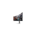 Samsung Odyssey G93SC computer monitor 124.5 cm (49&quot;) 5120 x 1440 pixels Dual QHD OLED Silv