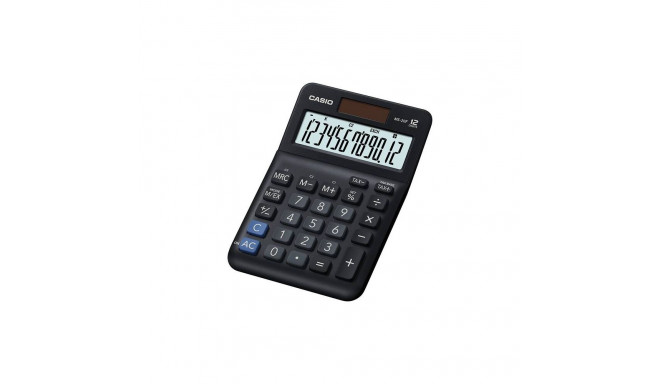 Lauakalkulaator Casio MS-20F - 12-kohaline, tava- ja päikesepatarei, 147x103x29mm, tax, Casio loogik