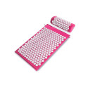 Punktimassaaži matt padjaga MM-001 Acupressure Mat with Pillow, roosa