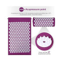 Punktimassaaži matt padjaga MM-001 Acupressure Mat with Pillow, roosa