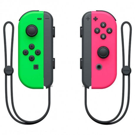 Nintendo mängupuldid Switch Joy-Con Pair, neoonroheline / neoonroosa