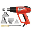 Yato YT-82291 heat gun Hot air gun 500 l/min 550 °C 2000 W Black, Red