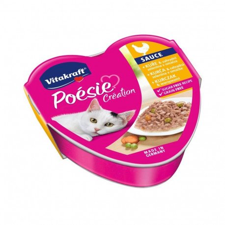 VITAKRAFT POESIE CREATION SOS kana/köögiviljadega märg kassitoit 85 g