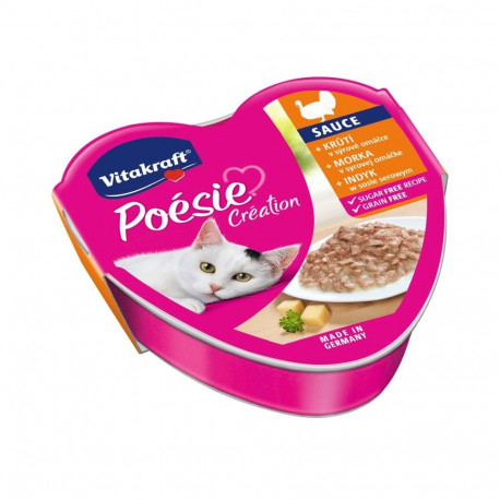 VITAKRAFT POESIE CREATION SOS kalkuni-juustu märg kassitoit 85 g