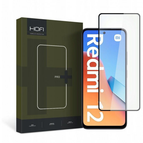 Kaitseklaas Hofi Redmi 12 Glass Pro+, must