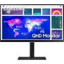 Samsung monitor 24" 2560x1440 S24A600NAU 16:9 5ms IPS HDMI DisplayPort VESA Pivot QHD