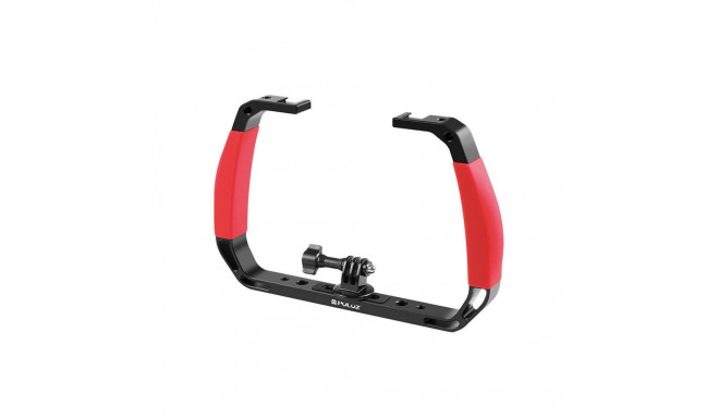 PULUZ dive mount for sports cameras (including Insta360 GO3 / X3) (red)