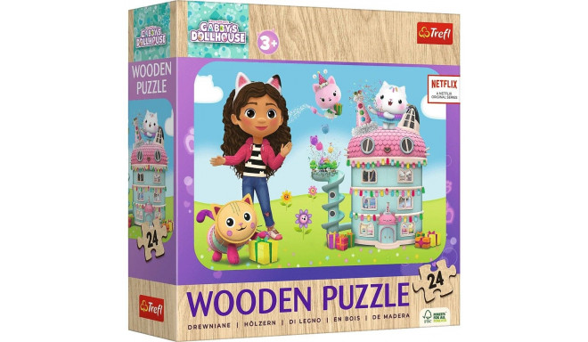 Wooden puzzle 24 elements Gabbys Dollhouse - Photopoint