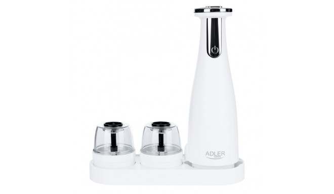 Adler elektriline soola- ja pipraveski AD 4449w veski 7 W ABS-plastikust korpus keraamiliste jahvata