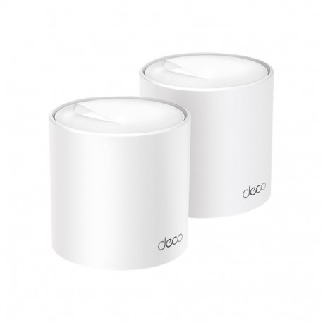 TP-LINK kogu kodu mesh Wi-Fi 6 süsteem Deco X50 (2-pack) 802.11ax 574+2402Mbit/s 3 Ethernet LAN (RJ-
