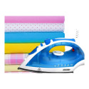 Iron | Mesko | MS 5023 | With cord | 2200 W | Blue/White