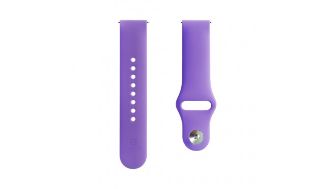 Evelatus 20mm Silicone Loop Watch Straps (S/M 110mm) Deep Purple