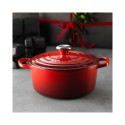 Le Creuset Signature Roaster round 24cm cherry red (21177240602430)