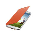 Samsung Flip EF-FI950BOEGWW originaal raamatu ümbris Samsung Galaxy I9500 S4 oranžile