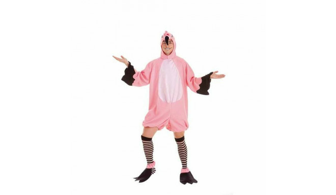 Costume for Adults     Pink flamingo (4 Pieces) - L