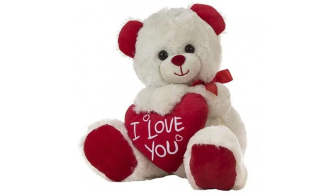 Fluffy toy I love you Bear Heart 28 cm