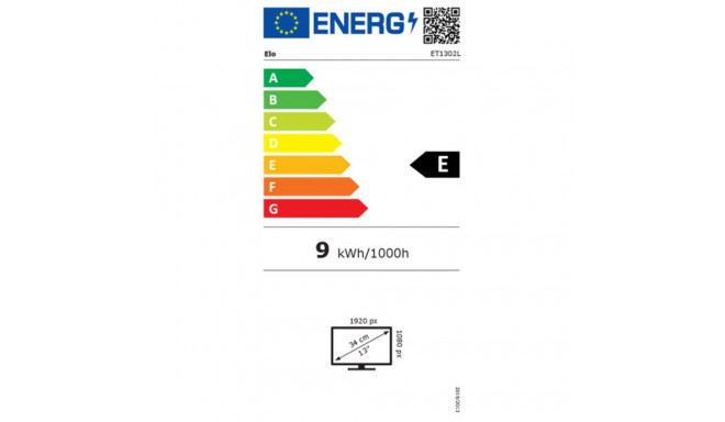 Monitor Elo Touch Systems E683595 Full HD 13,3" 50-60 Hz