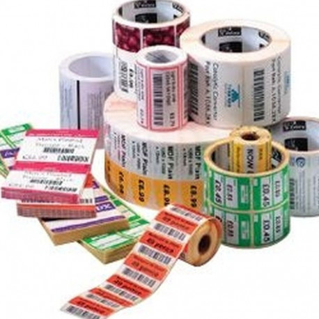 Printer Labels Zebra Select 2000D White Ø 25 mm (12 Units)
