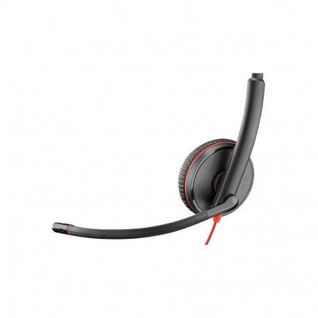 HP Poly Blackwire 3225 Stereo USB-C Headset +3.5mm Plug +USB-C/A Adapter