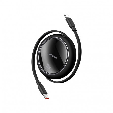Cable USB C - USB C 1m  100W retractable black Free2Draw BASEUS