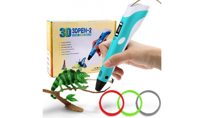 3D pliiats + täitematerjal