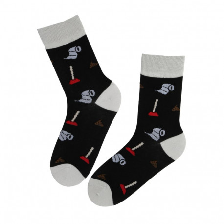 SOKISAHTEL TOILET humoorikad puuvillased sokid 444