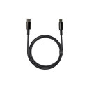 Baseus Universal Tungsten Gold Fast Charge Cable USB-C to Lightning 20W 1m Black