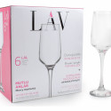 Set of cups LAV Lal (4 Units) (6 pcs)