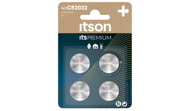 itson itsPREMIUM patarei CR2032IT/4BP