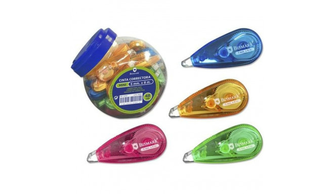 Correction Tape Bismark Mini 8 m 48 Units Multicolour