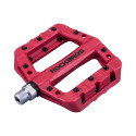 Bicycle pedals, platform, nylon Rockbros 2017-12CRD (red)