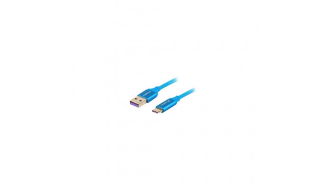 Lanberg CA-USBO-21CU-0010-BL USB-A–USB-C kaabel