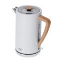 Adler | Kettle | AD 1347w | Electric | 2200 W | 1.5 L | Stainless steel | 360° rotational base | Whi